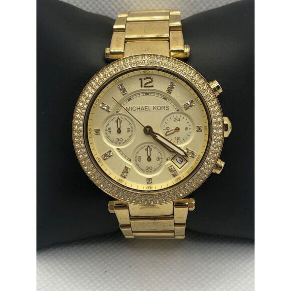 Michael Kors MK5354 Women Stainless Steel Analog Dial Quartz Genuine Watch LP107 - Picture 1 of 9